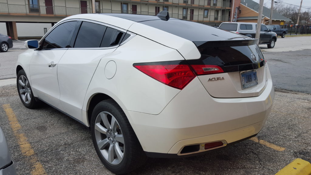 The same vehicle completely repaired
